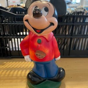 Mickey Mouse vintage piggy bank.